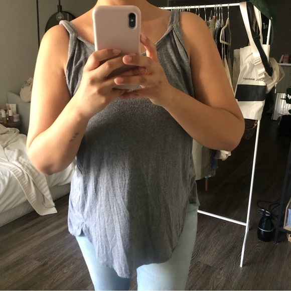 Free People We the Free Flowy Tank in Grey Size S - Picture 2 of 10